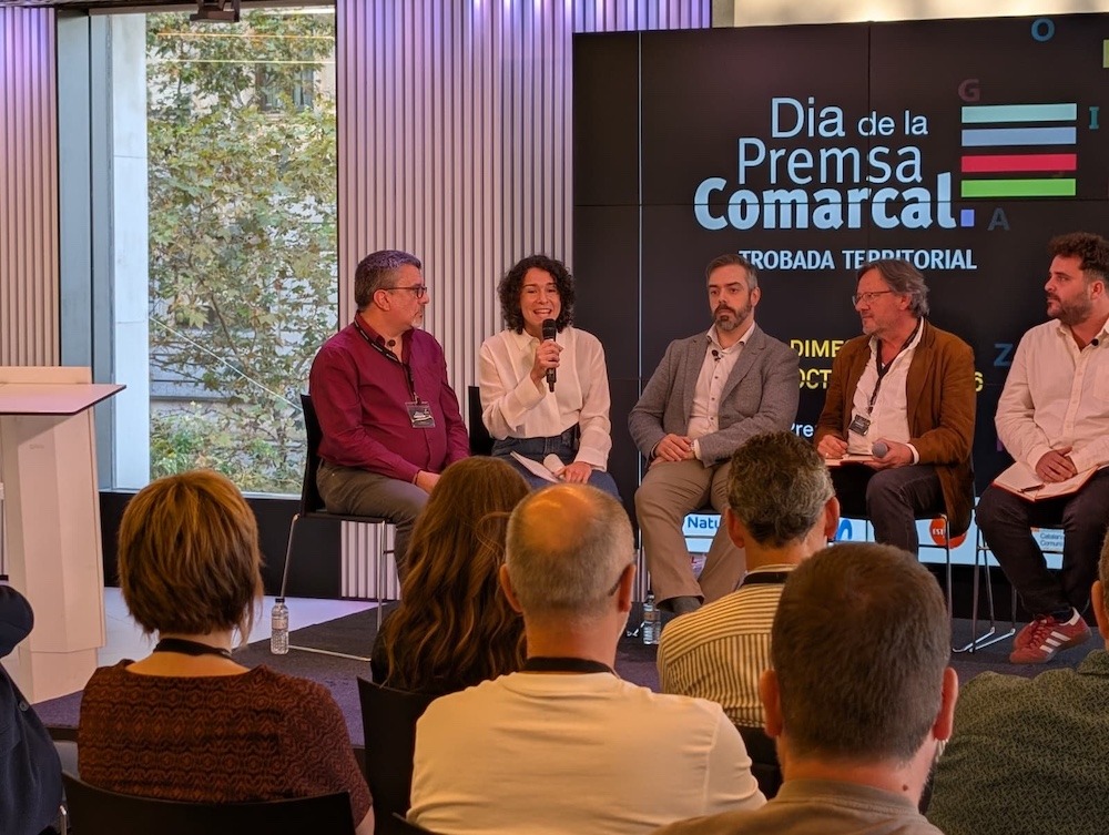 Tamara Novoa da AMEGA no Dia da Premsa Comarcal